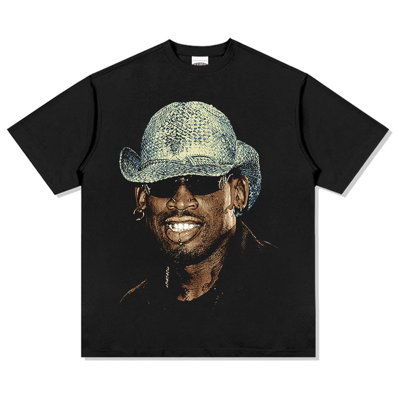 DENNIS RODMAN VINTAGE TEE · LOGO SHOT