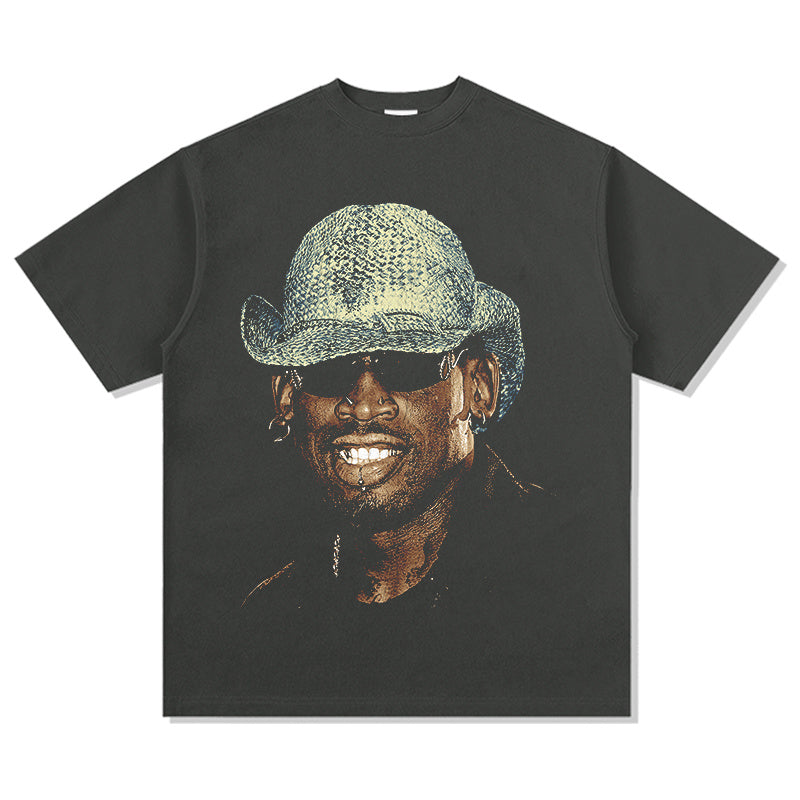DENNIS RODMAN VINTAGE TEE · LOGO SHOT
