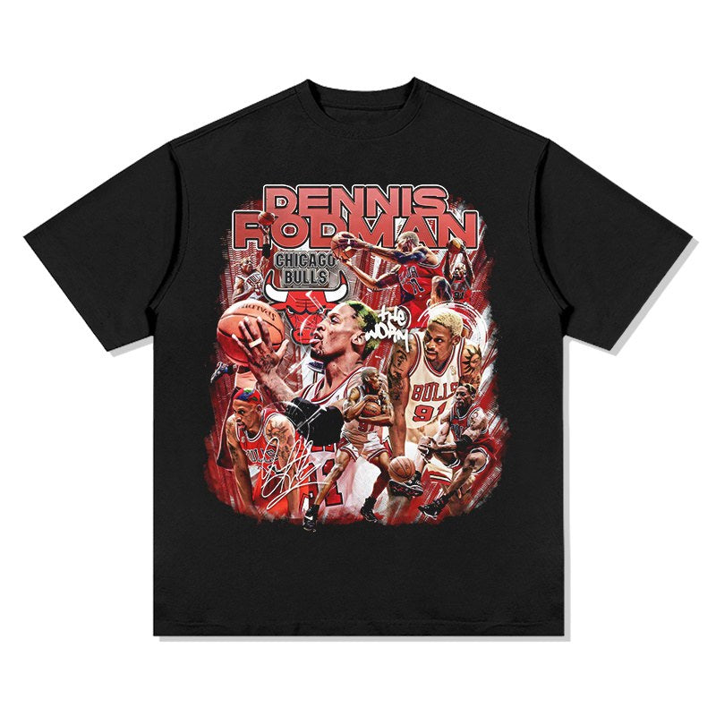 DENNIS RODMAN VINTAGE TEE · TIP OFF