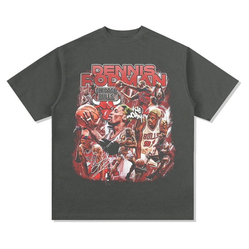 DENNIS RODMAN VINTAGE TEE · TIP OFF