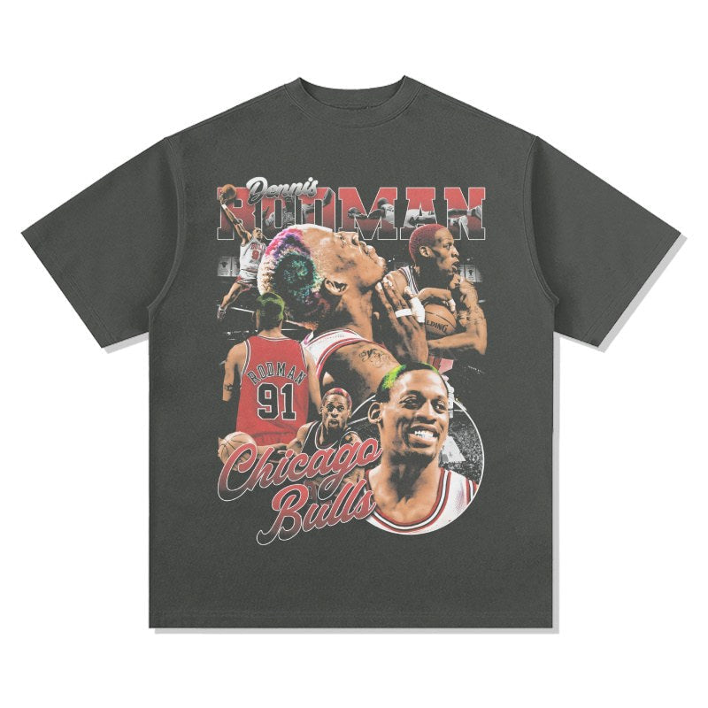 DENNIS RODMAN VINTAGE TEE · OVERTIME