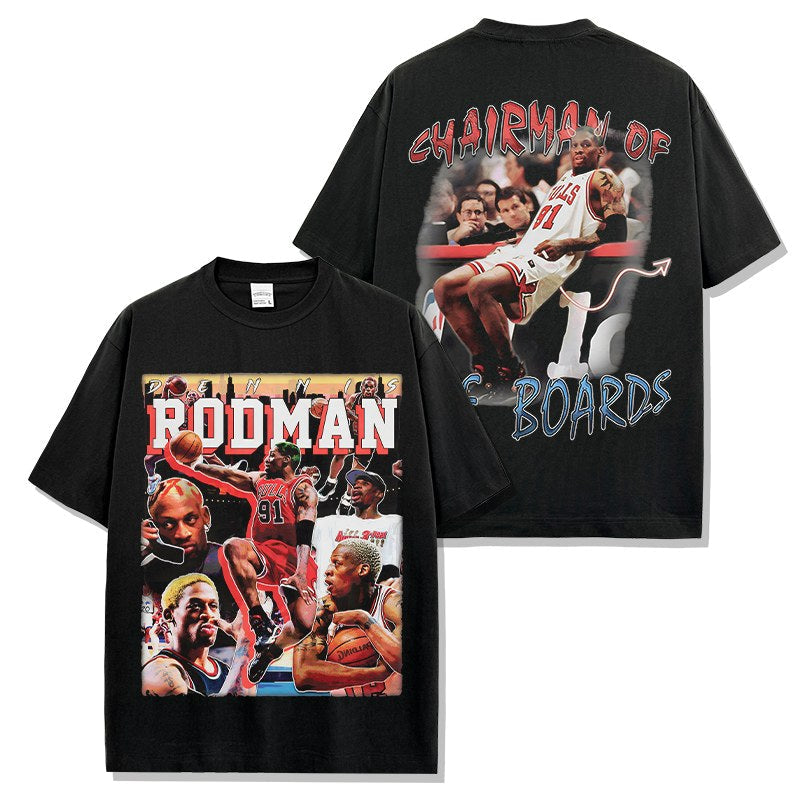 DENNIS RODMAN VINTAGE TEE · NOTHING BUT NET