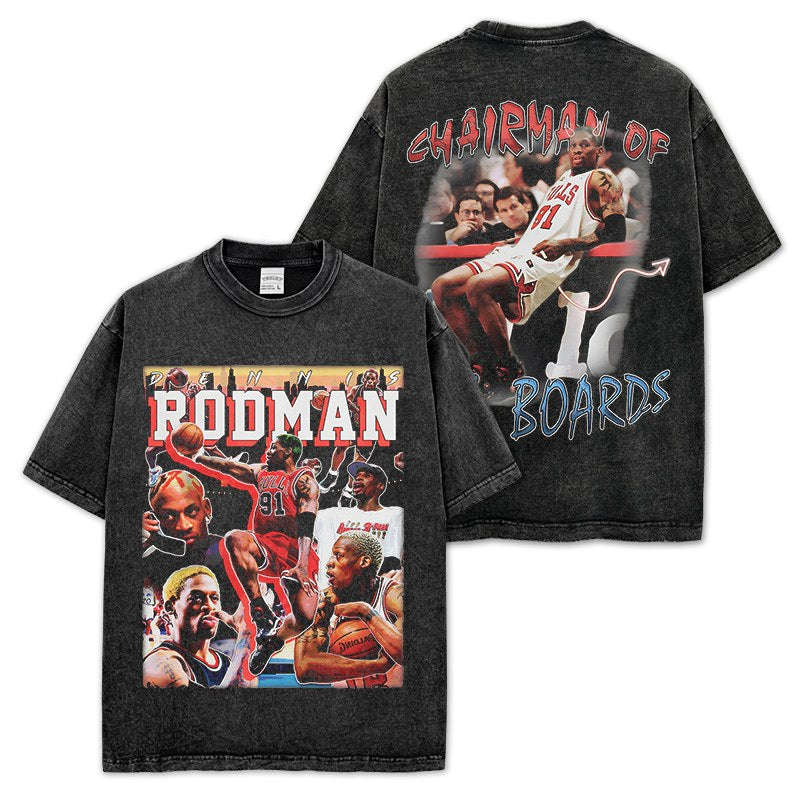 DENNIS RODMAN VINTAGE TEE · NOTHING BUT NET