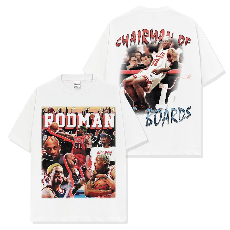 DENNIS RODMAN VINTAGE TEE · NOTHING BUT NET