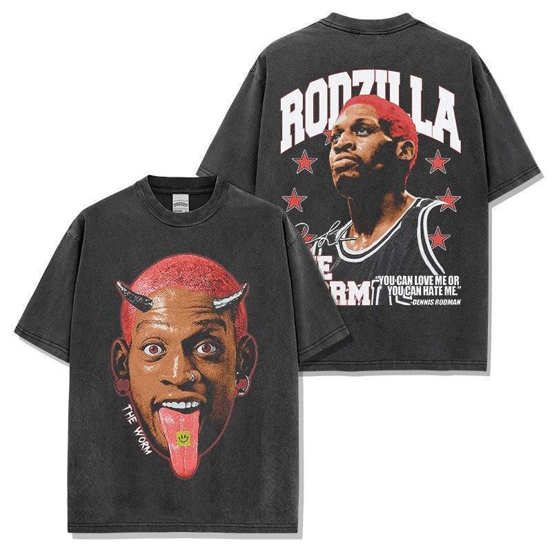 DENNIS RODMAN VINTAGE TEE · ALL STAR