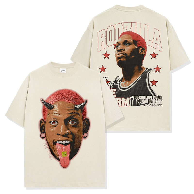 DENNIS RODMAN VINTAGE TEE · ALL STAR
