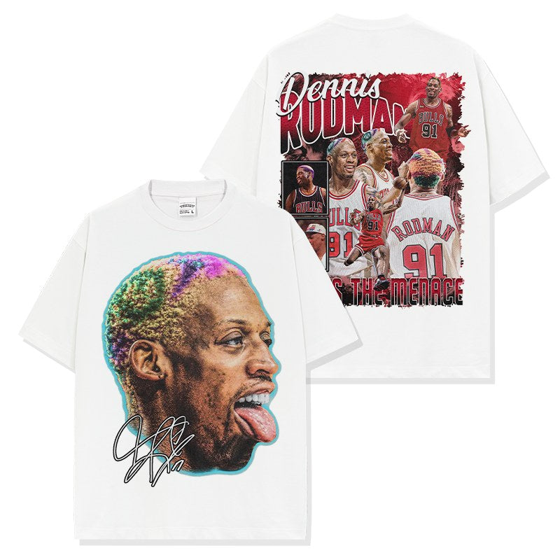 DENNIS RODMAN VINTAGE TEE · TRIPLE DOUBLE