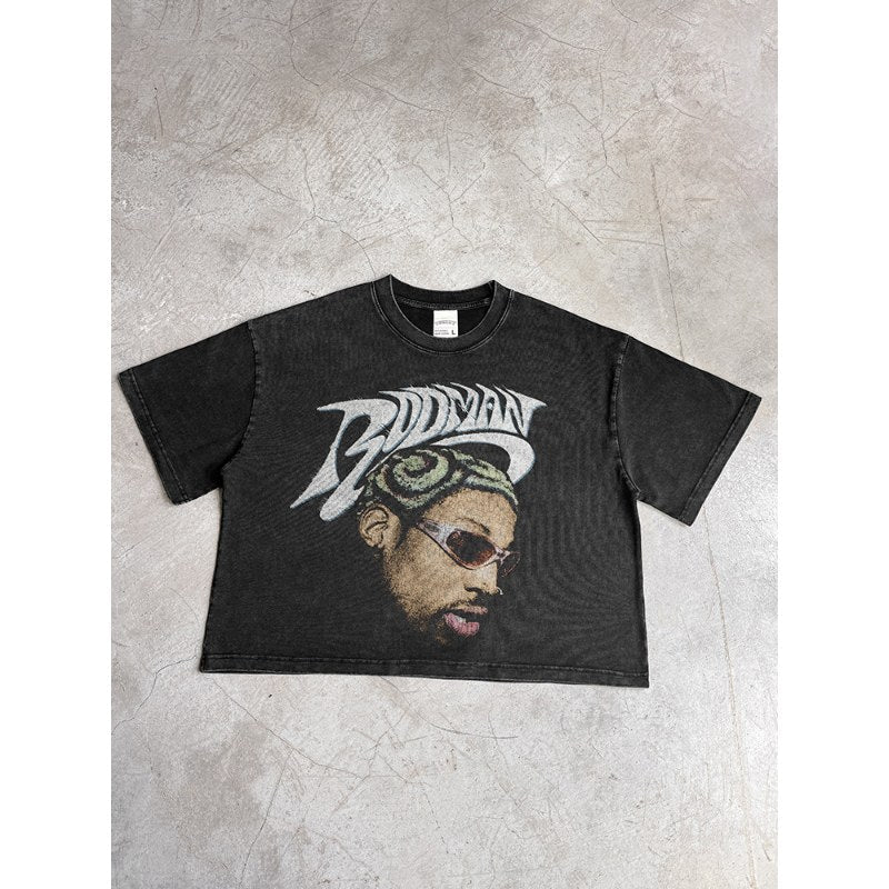 DENNIS RODMAN VINTAGE TEE · HALL OF FAME