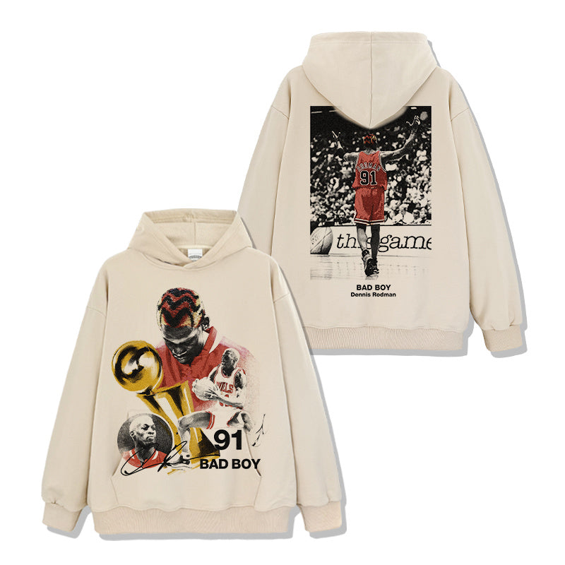 DENNIS RODMAN VINTAGE HOODIE · HEAT CHECK