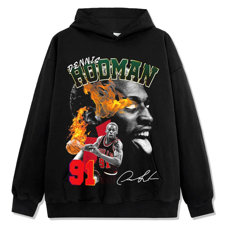 DENNIS RODMAN VINTAGE HOODIE · FULL COURT