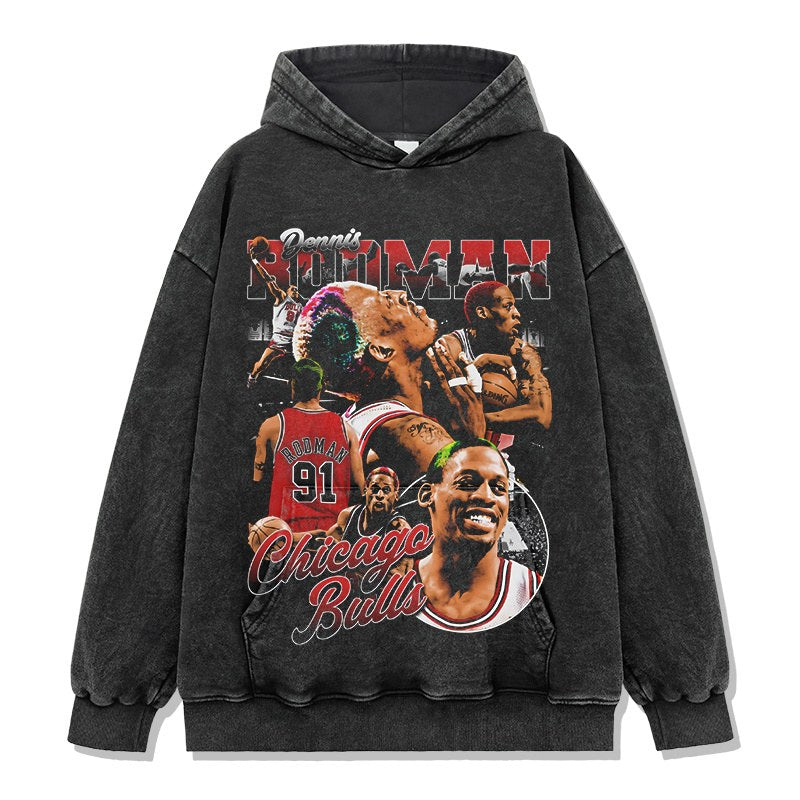 DENNIS RODMAN VINTAGE HOODIE · OVERTIME