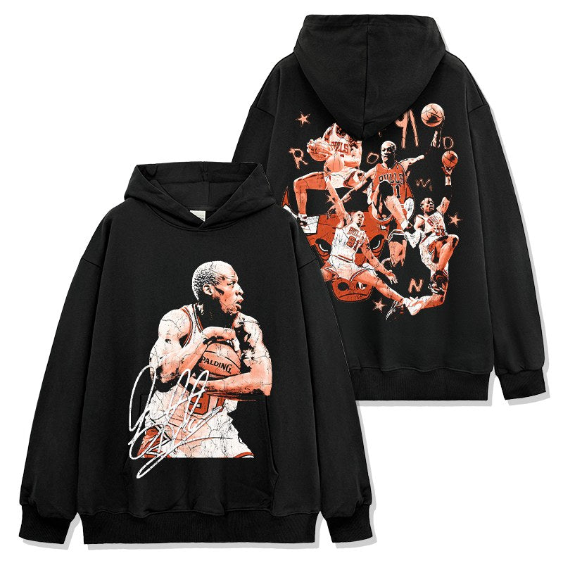 DENNIS RODMAN VINTAGE HOODIE · SPLASH