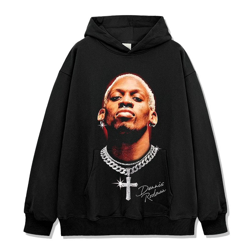 DENNIS RODMAN VINTAGE HOODIE · ICE COLD
