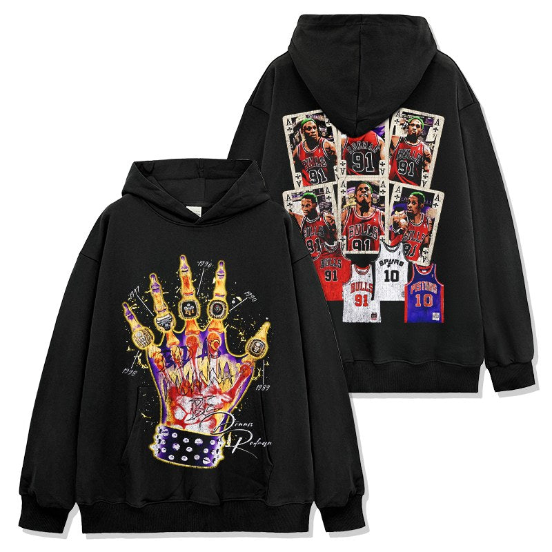 DENNIS RODMAN VINTAGE HOODIE · ALLEY OOP