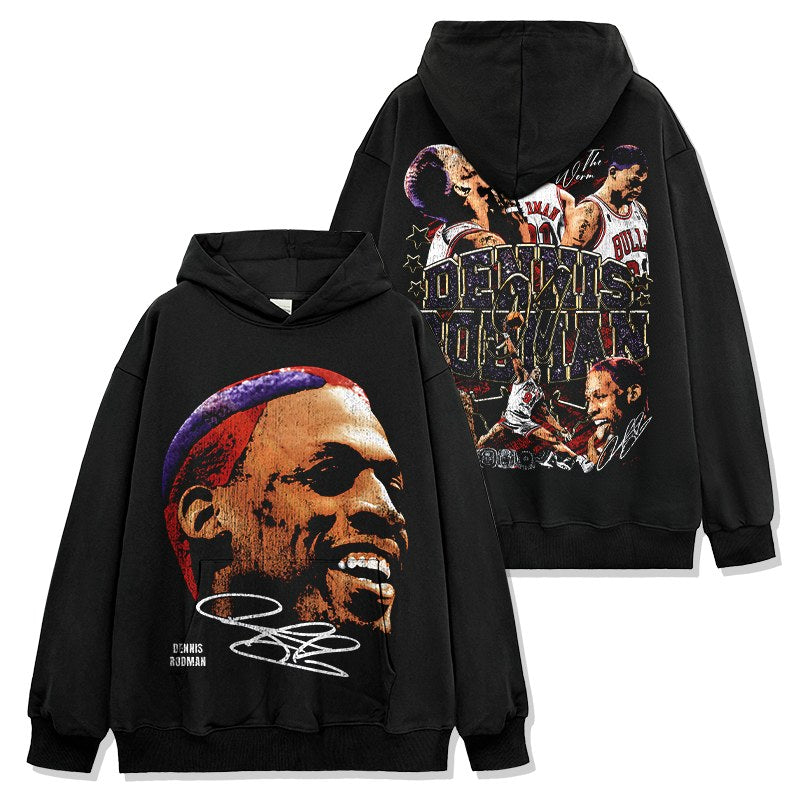 DENNIS RODMAN VINTAGE HOODIE · FAST BREAK