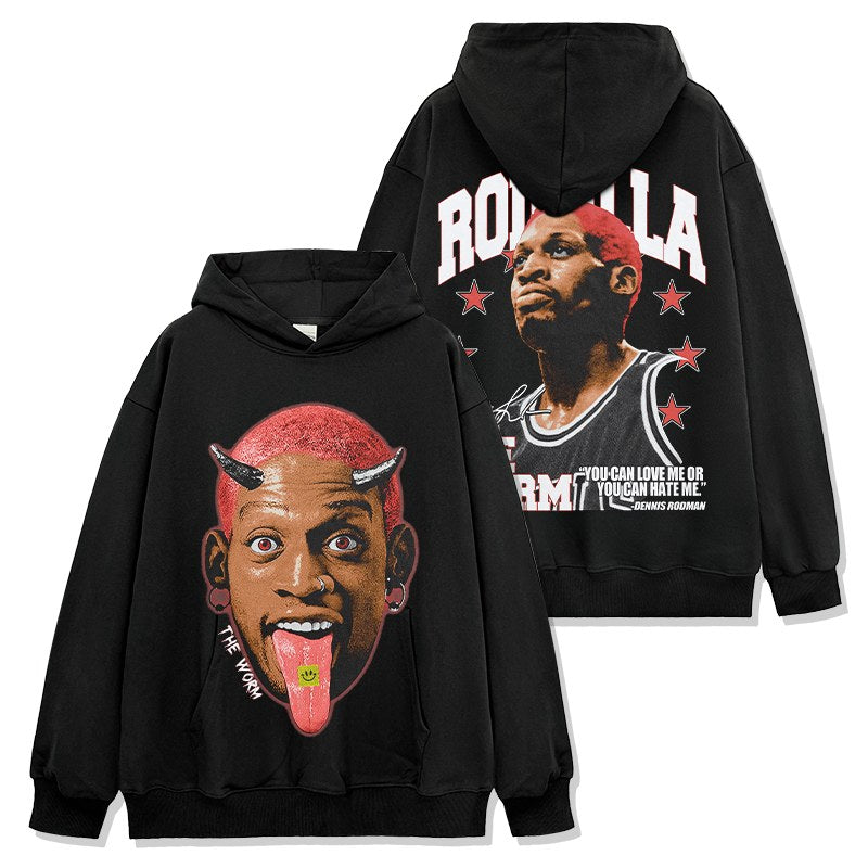 DENNIS RODMAN VINTAGE HOODIE · ALL STAR