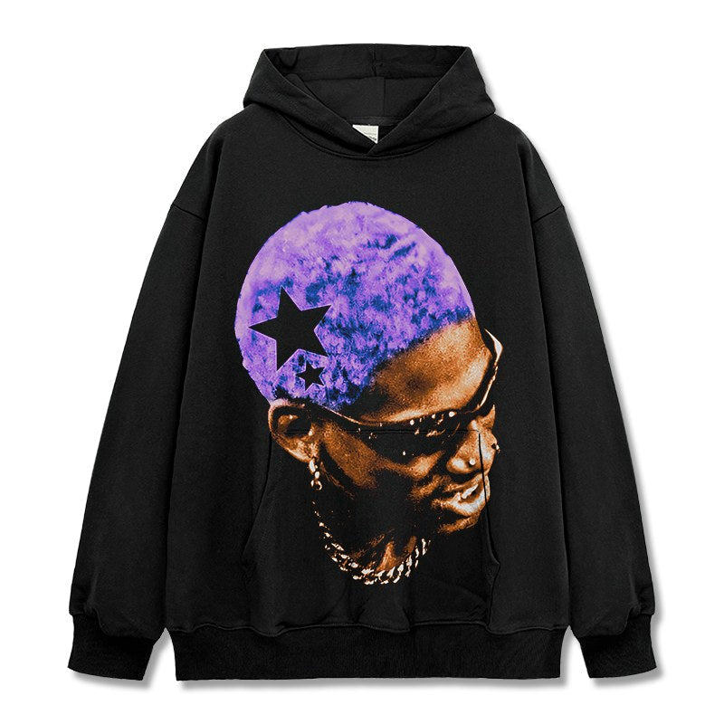DENNIS RODMAN VINTAGE HOODIE · ROOKIE YEAR