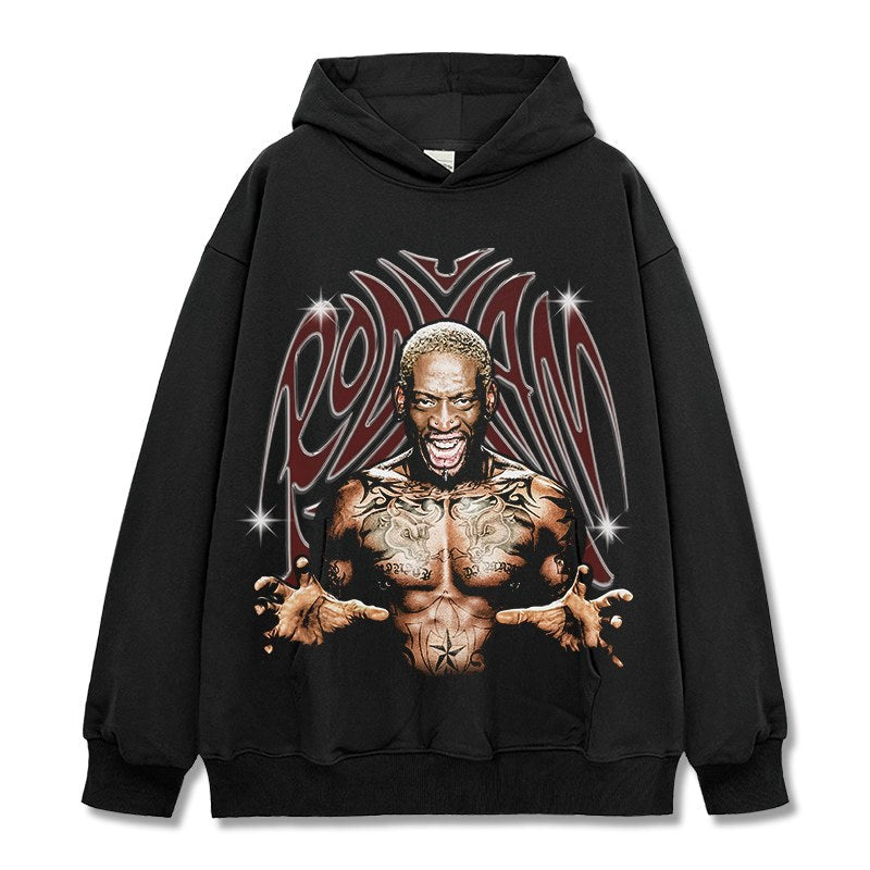 DENNIS RODMAN VINTAGE HOODIE · CLUTCH