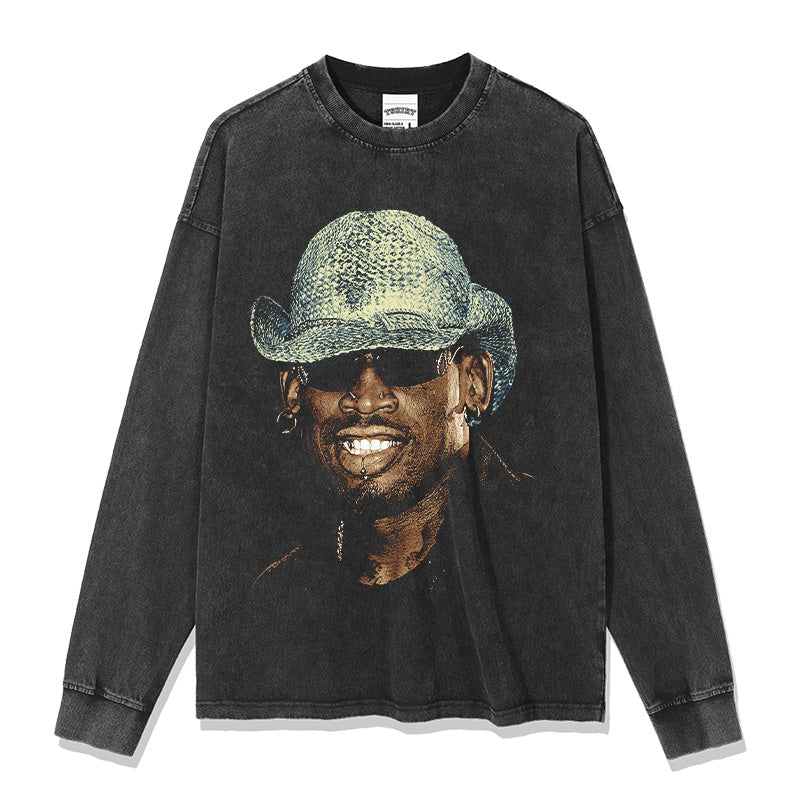 DENNIS RODMAN LONG SLEEVE · LOGO SHOT
