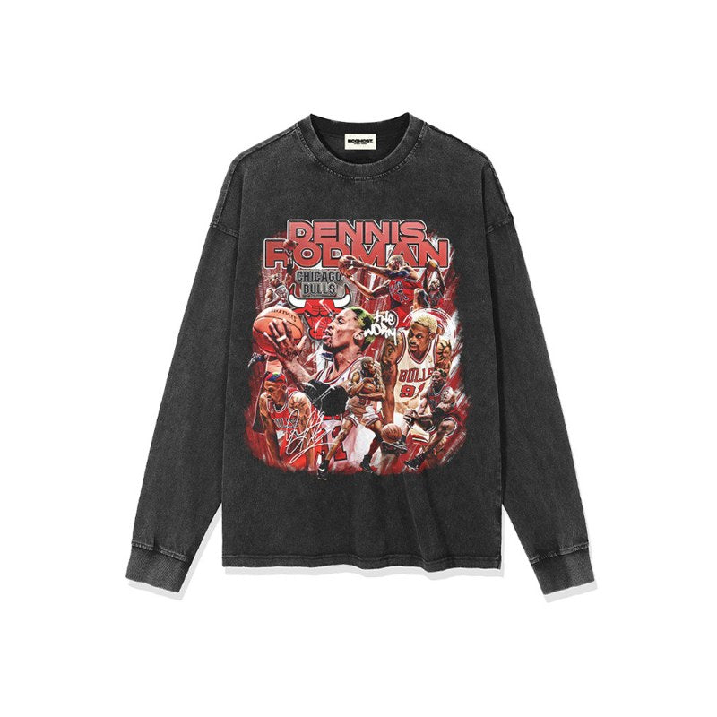 DENNIS RODMAN LONG SLEEVE · TIP OFF