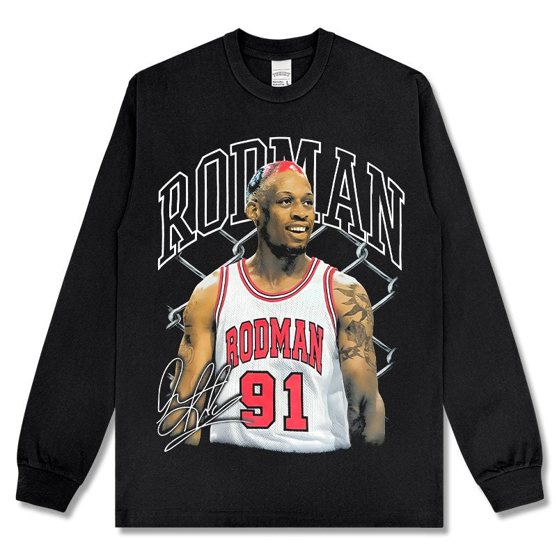 DENNIS RODMAN LONG SLEEVE · STEP BACK