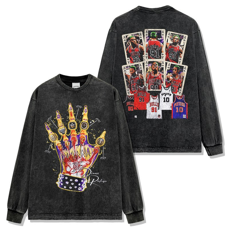 DENNIS RODMAN LONG SLEEVE · ALLEY OOP