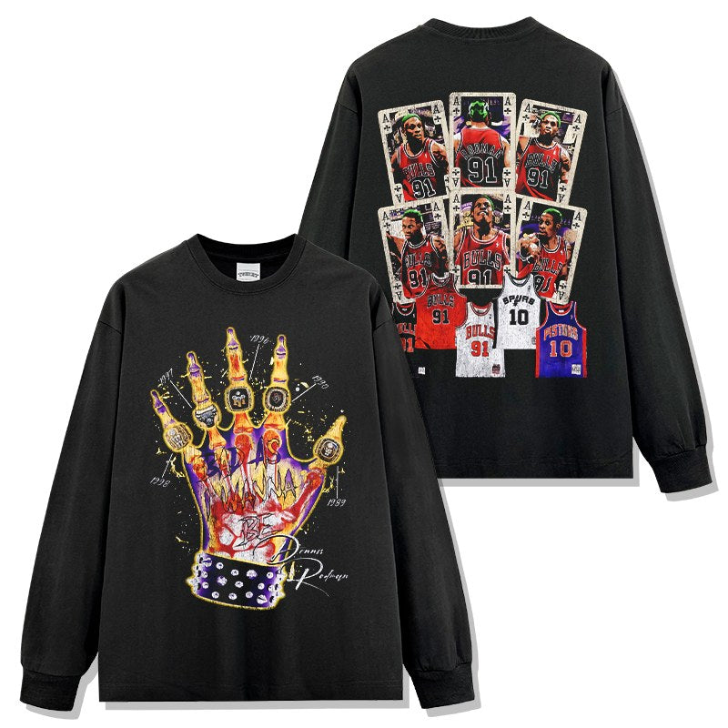 DENNIS RODMAN LONG SLEEVE · ALLEY OOP
