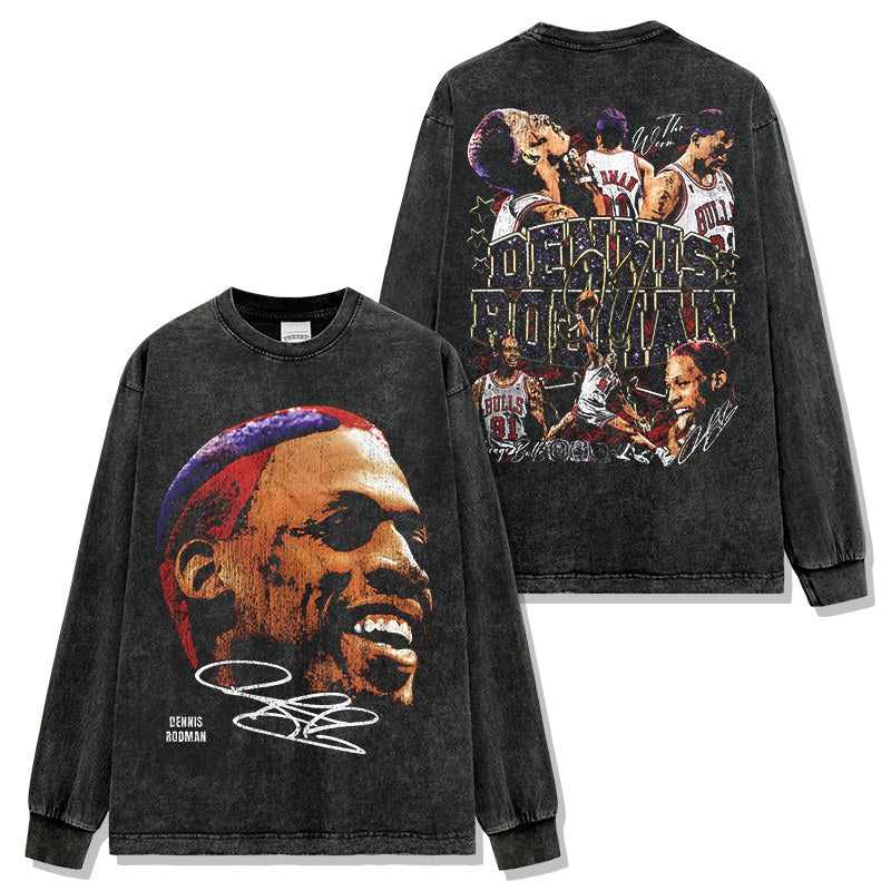 DENNIS RODMAN LONG SLEEVE · FAST BREAK