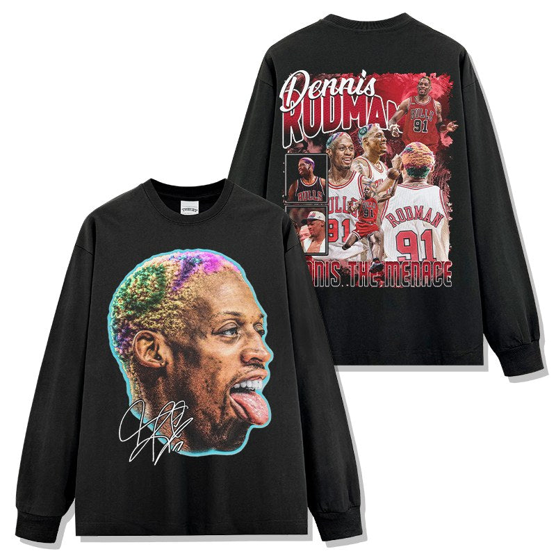 DENNIS RODMAN LONG SLEEVE · TRIPLE DOUBLE