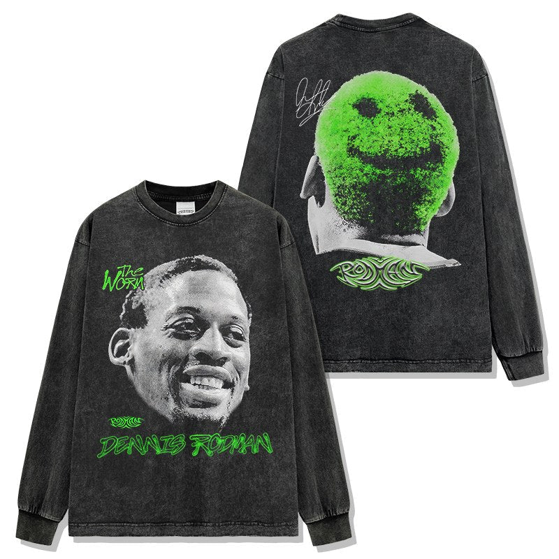 DENNIS RODMAN LONG SLEEVE · FADEAWAY