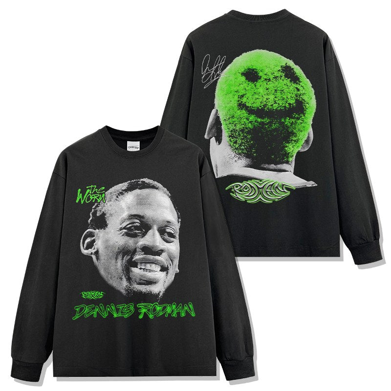 DENNIS RODMAN LONG SLEEVE · FADEAWAY