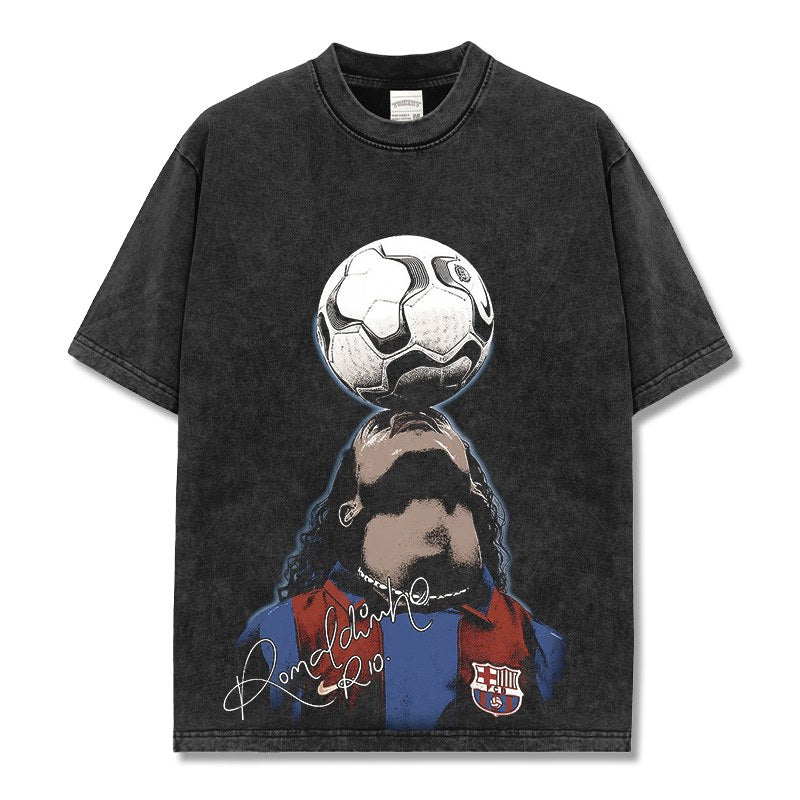 RONALDINHO VINTAGE TEE · FINAL WHISTLE