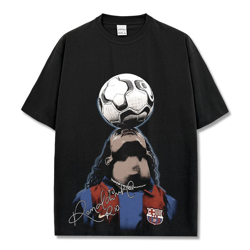 RONALDINHO VINTAGE TEE · FINAL WHISTLE