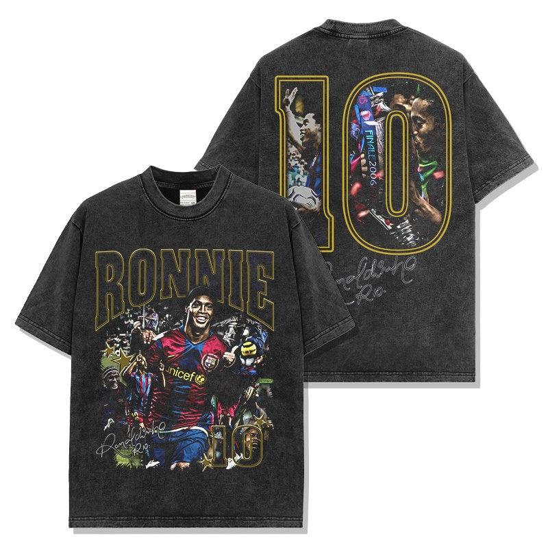 RONALDINHO VINTAGE TEE · NIGHT GAME