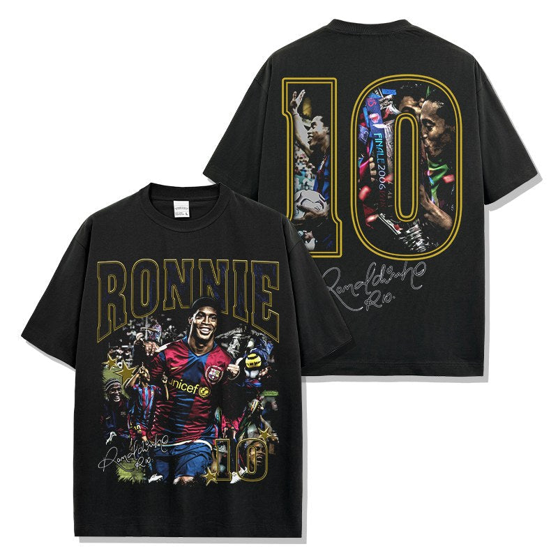 RONALDINHO VINTAGE TEE · NIGHT GAME