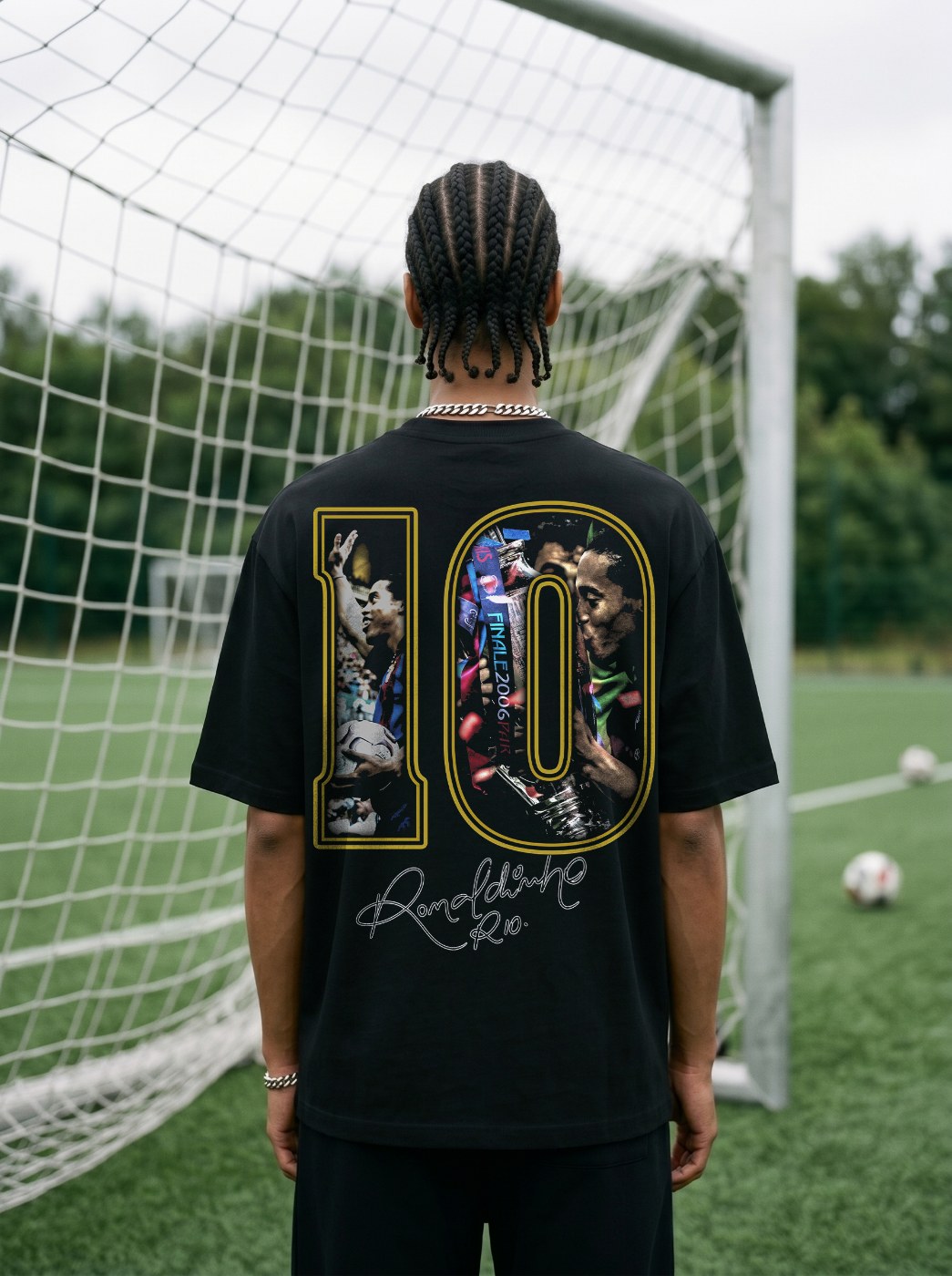 RONALDINHO VINTAGE TEE · NIGHT GAME