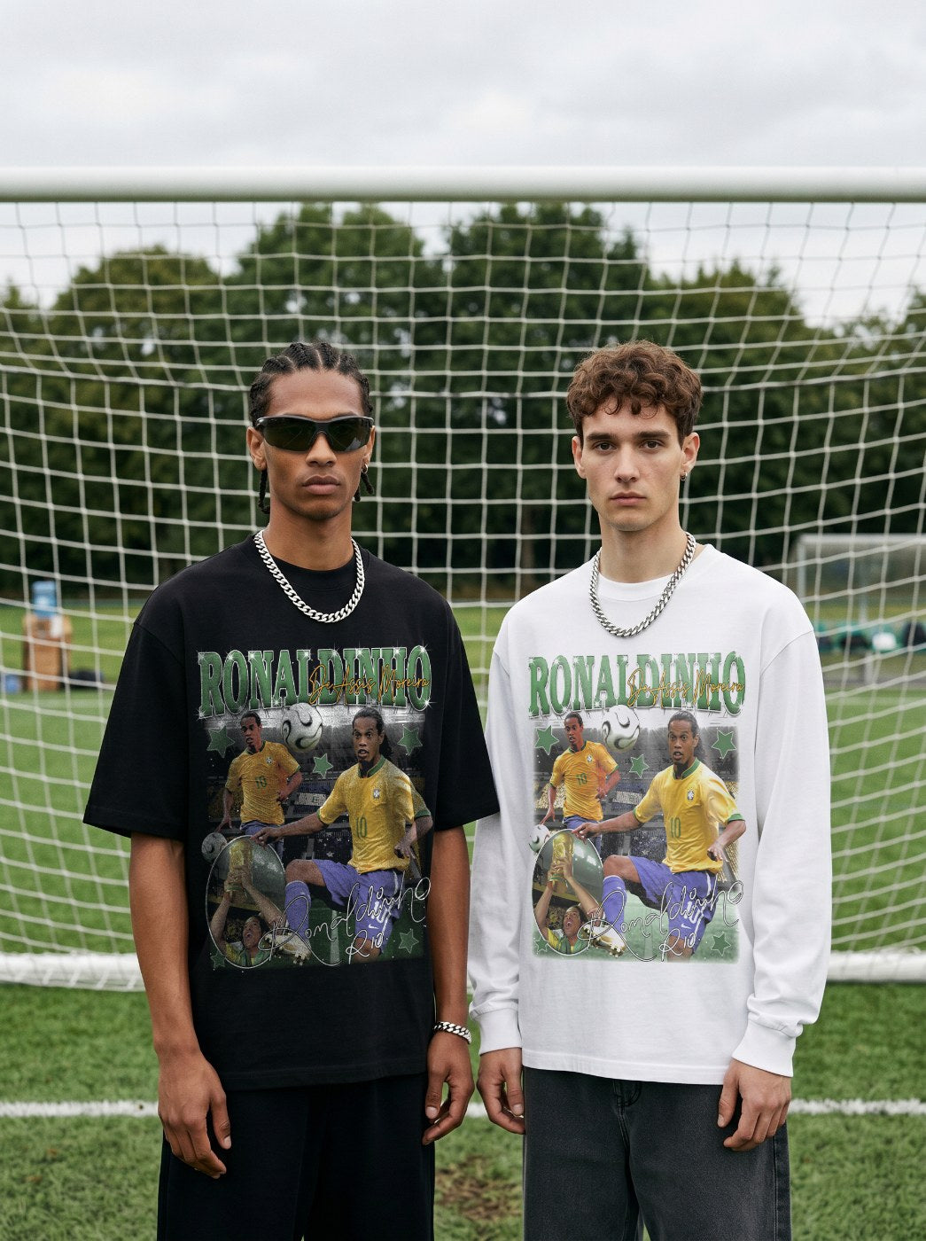 RONALDINHO VINTAGE TEE · GOLDEN BOOT