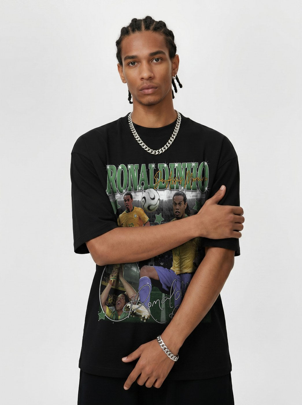 RONALDINHO VINTAGE TEE · GOLDEN BOOT