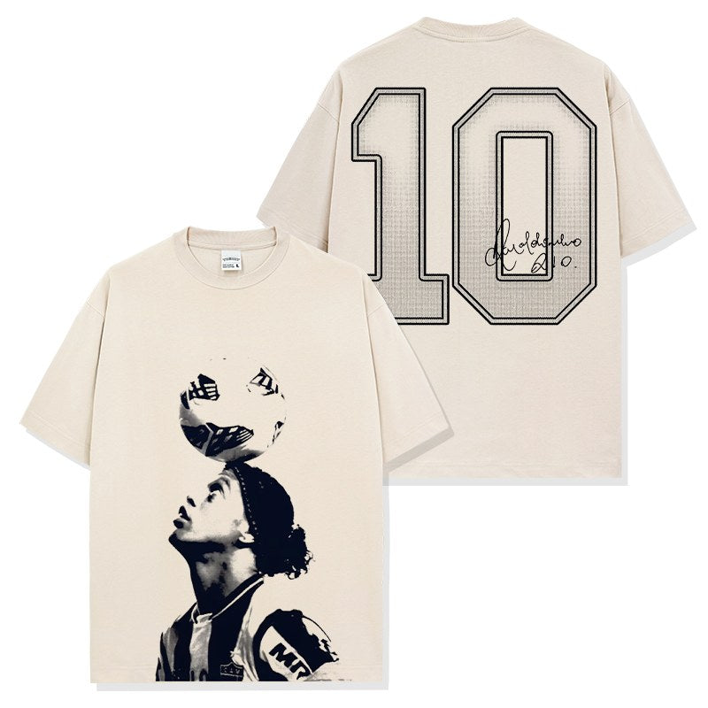 RONALDINHO VINTAGE TEE · BIG SMILE