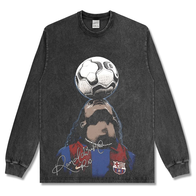 RONALDINHO LONG SLEEVE · FINAL WHISTLE