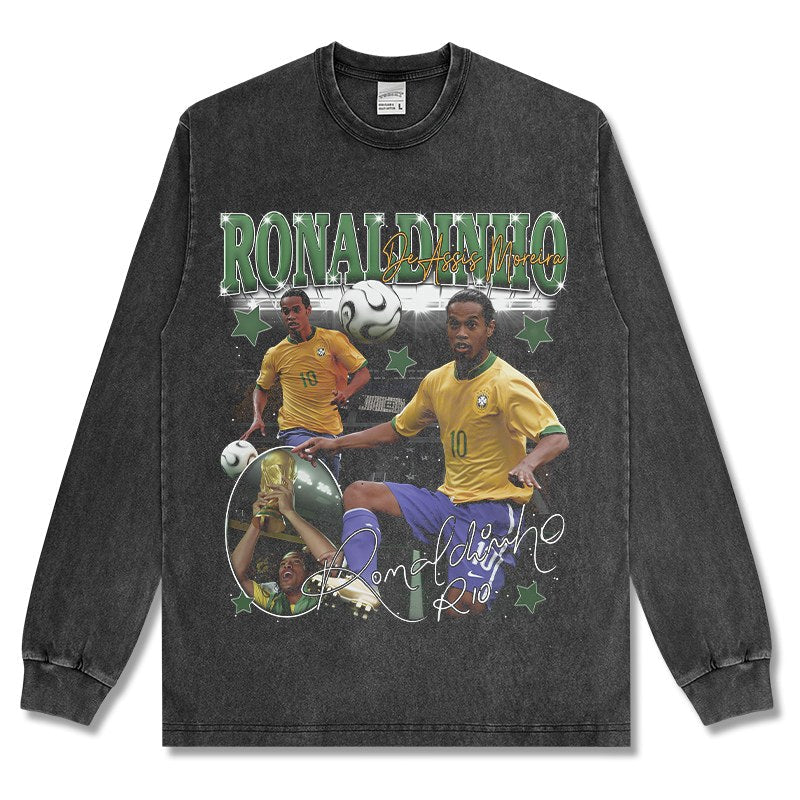 RONALDINHO LONG SLEEVE · GOLDEN BOOT