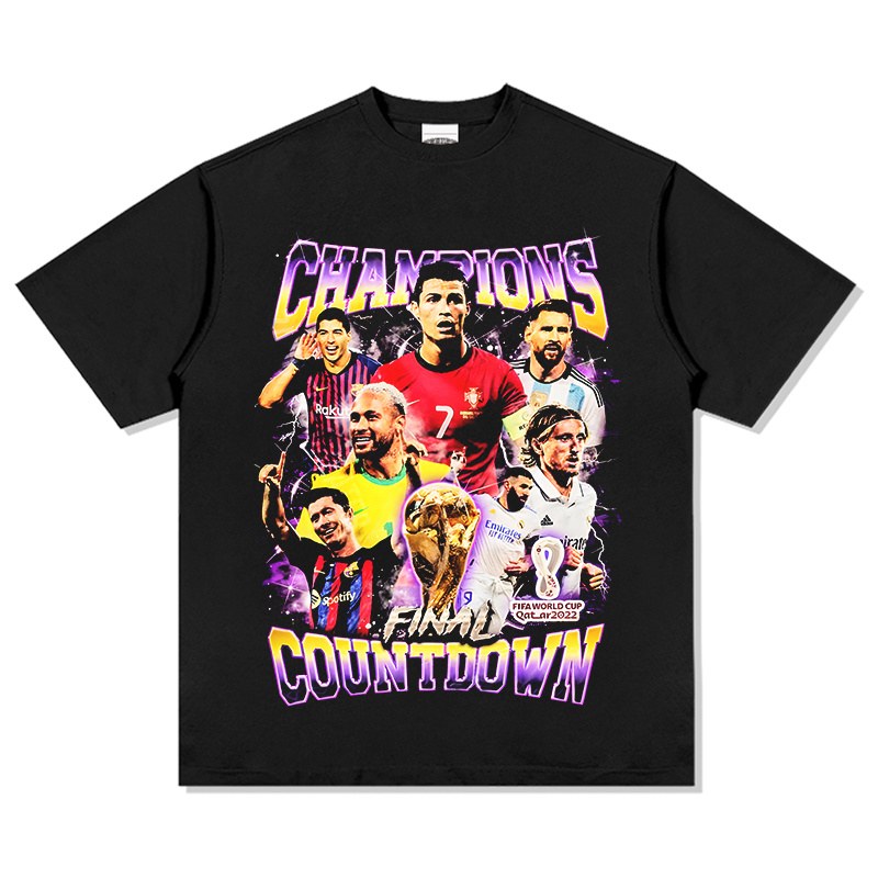 RONALDO · MESSI · NEYMAR VINTAGE TEE · GOLDEN BOOT