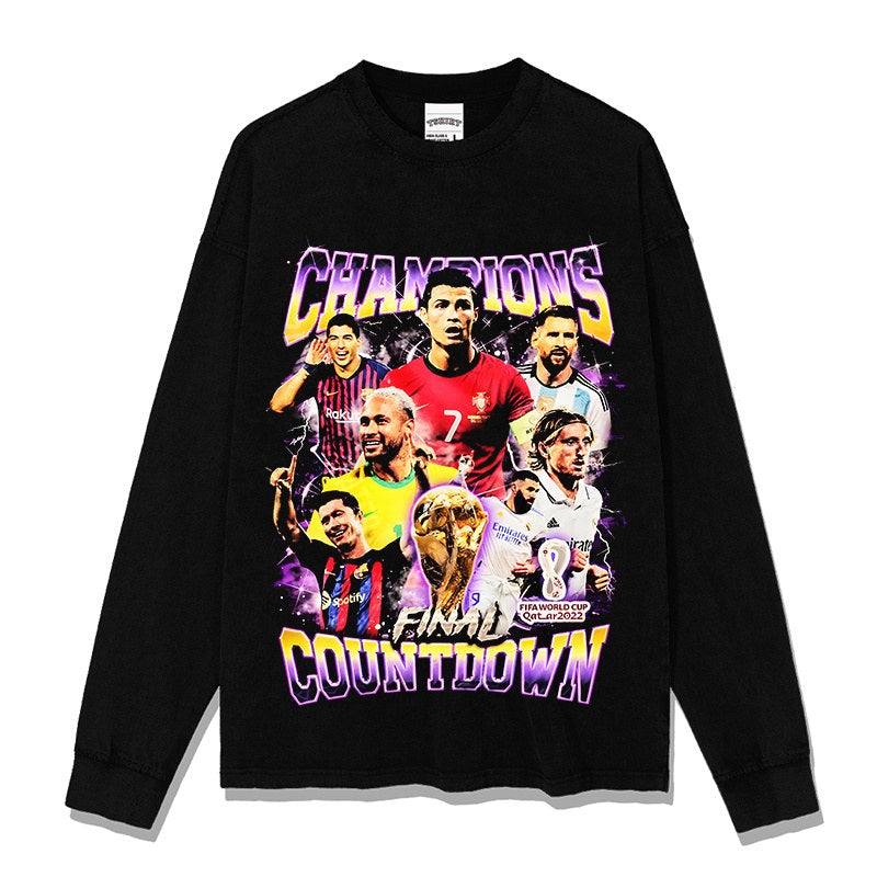 RONALDO · MESSI · NEYMAR LONG SLEEVE · GOLDEN BOOT