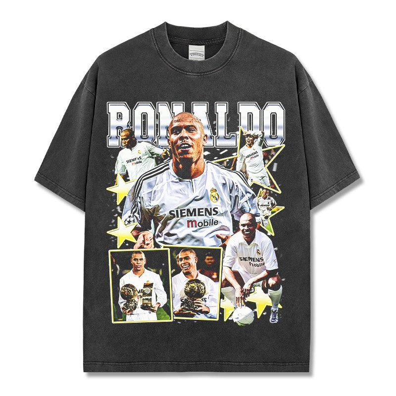 RONALDO NAZÁRIO VINTAGE TEE · GOLDEN BOOT