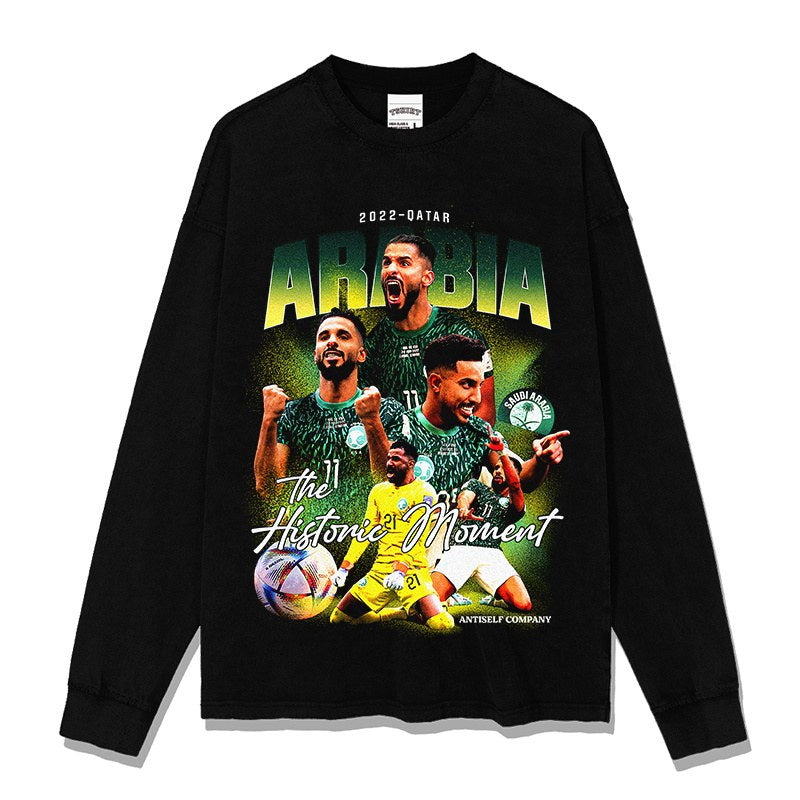SAUDI ARABIA LONG SLEEVE · GOLDEN BOOT