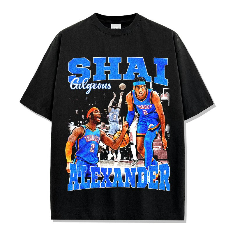 SHAI GILGEOUS-ALEXANDER VINTAGE TEE · BANK SHOT