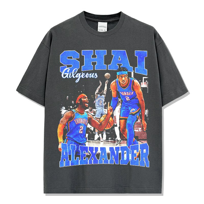 SHAI GILGEOUS-ALEXANDER VINTAGE TEE · BANK SHOT