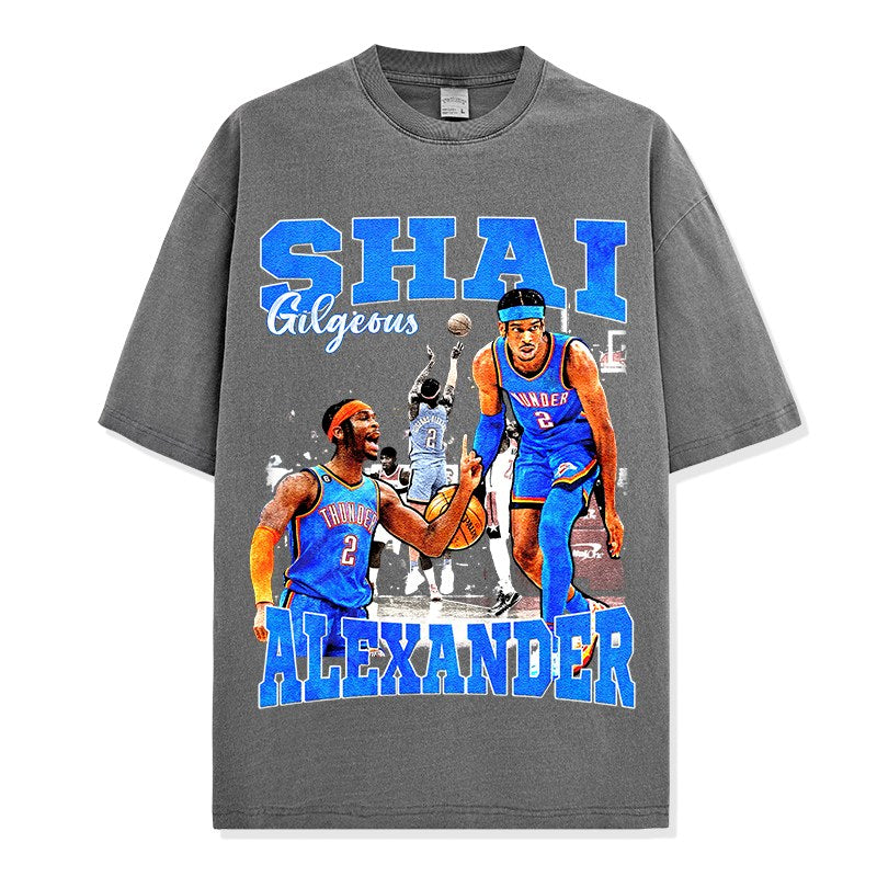 SHAI GILGEOUS-ALEXANDER VINTAGE TEE · BANK SHOT