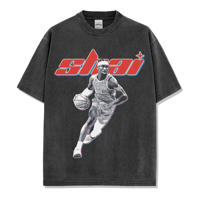 SHAI GILGEOUS-ALEXANDER VINTAGE TEE · FAST BREAK