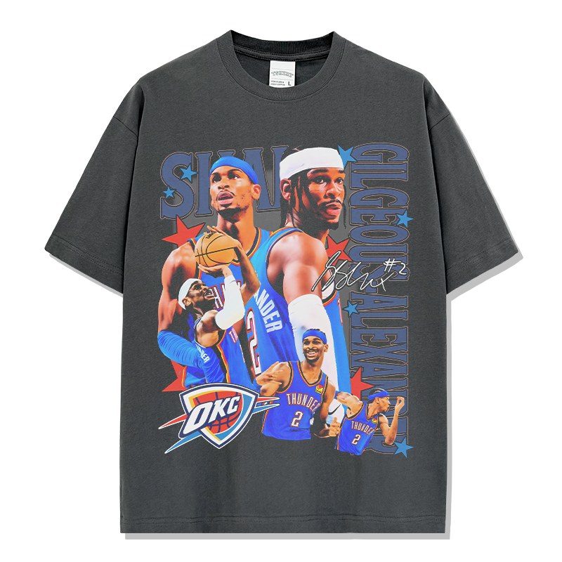 SHAI GILGEOUS-ALEXANDER VINTAGE TEE · HARDWOOD